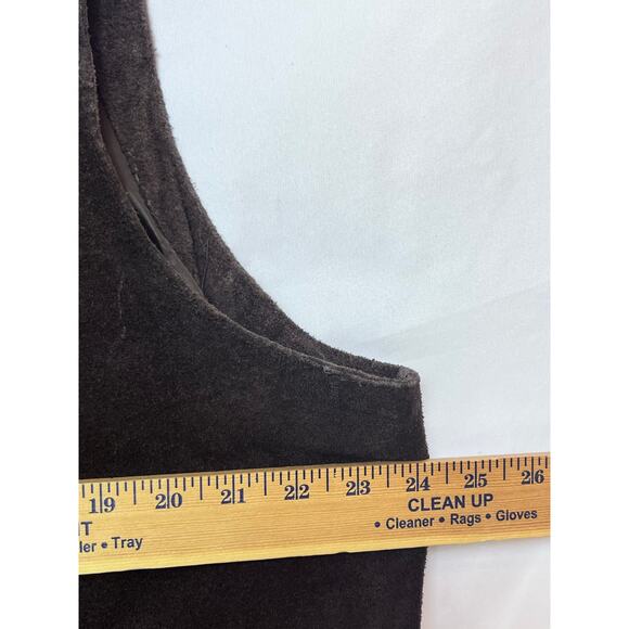 Cripple Creek Men's Size 2XL Brown Suede Snap Up Cowboy Western Vest - Picture 4 of 5